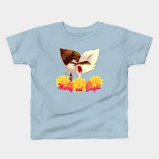 Merry and Bright Kitty Kids T-Shirt